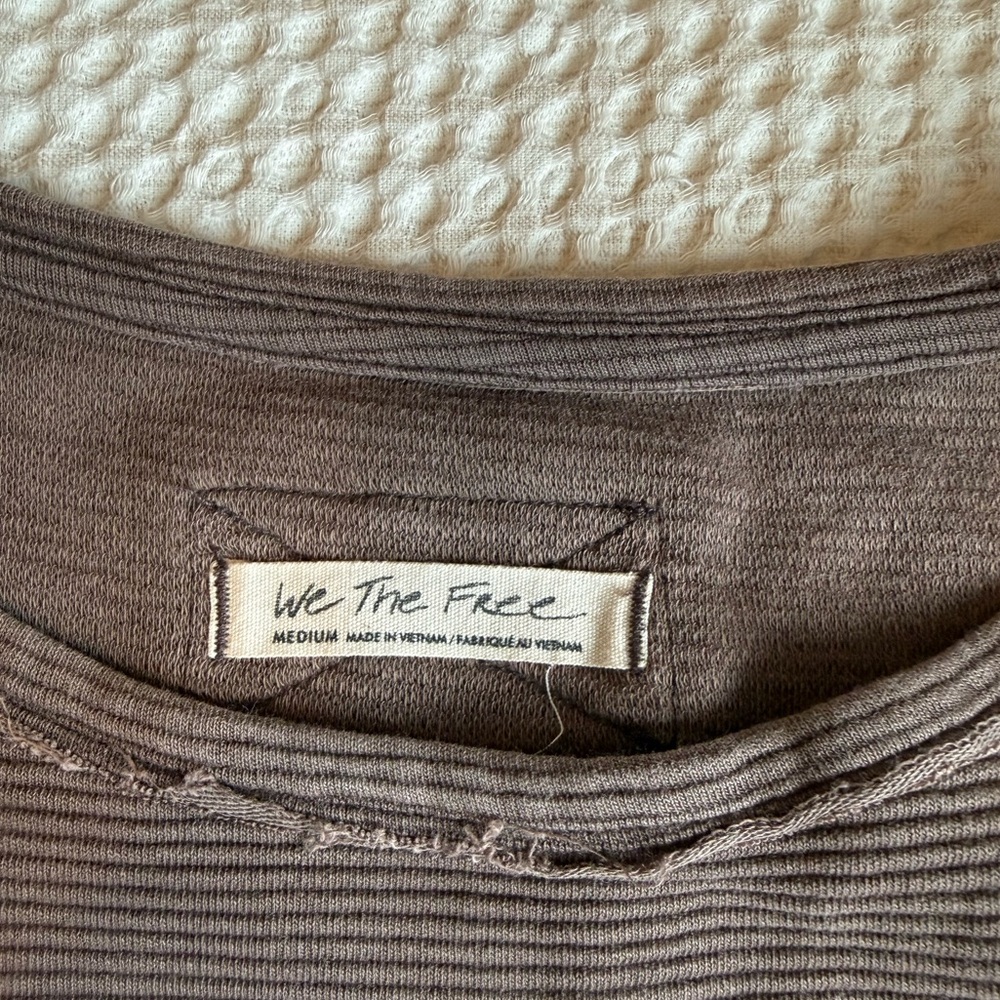 Free People Ribbed Crewneck - Picture 3 of 3